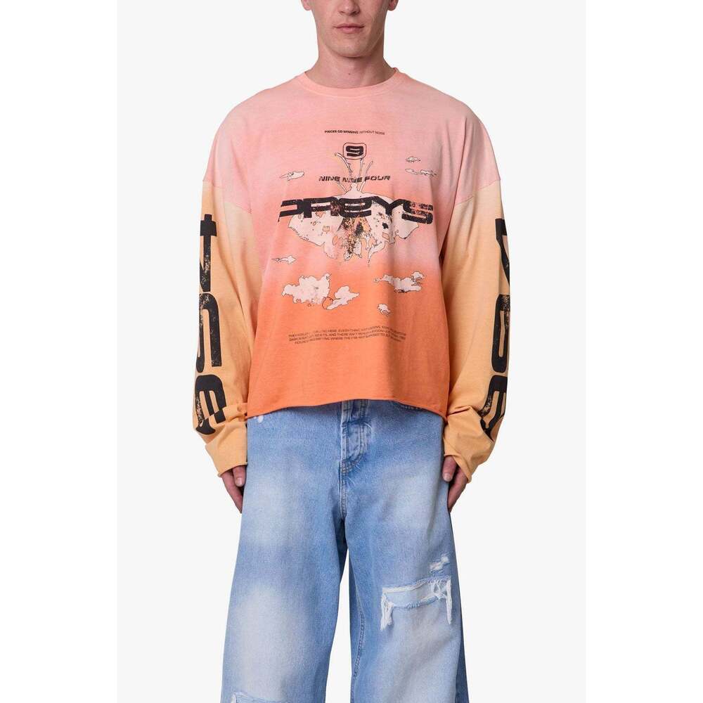 mnml Lost L/S Tee - Orange Size XXLOrange / XXL